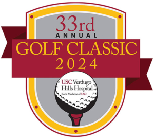 Badge for USC Verdugo Hills Hospital's 33rd Annual Golf Classic
