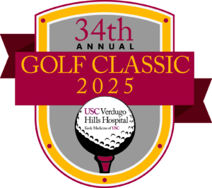 USCVHH_GolfLogo_2025 Badge for USC Verdugo Hills Hospital's 33rd Annual Golf Classic
